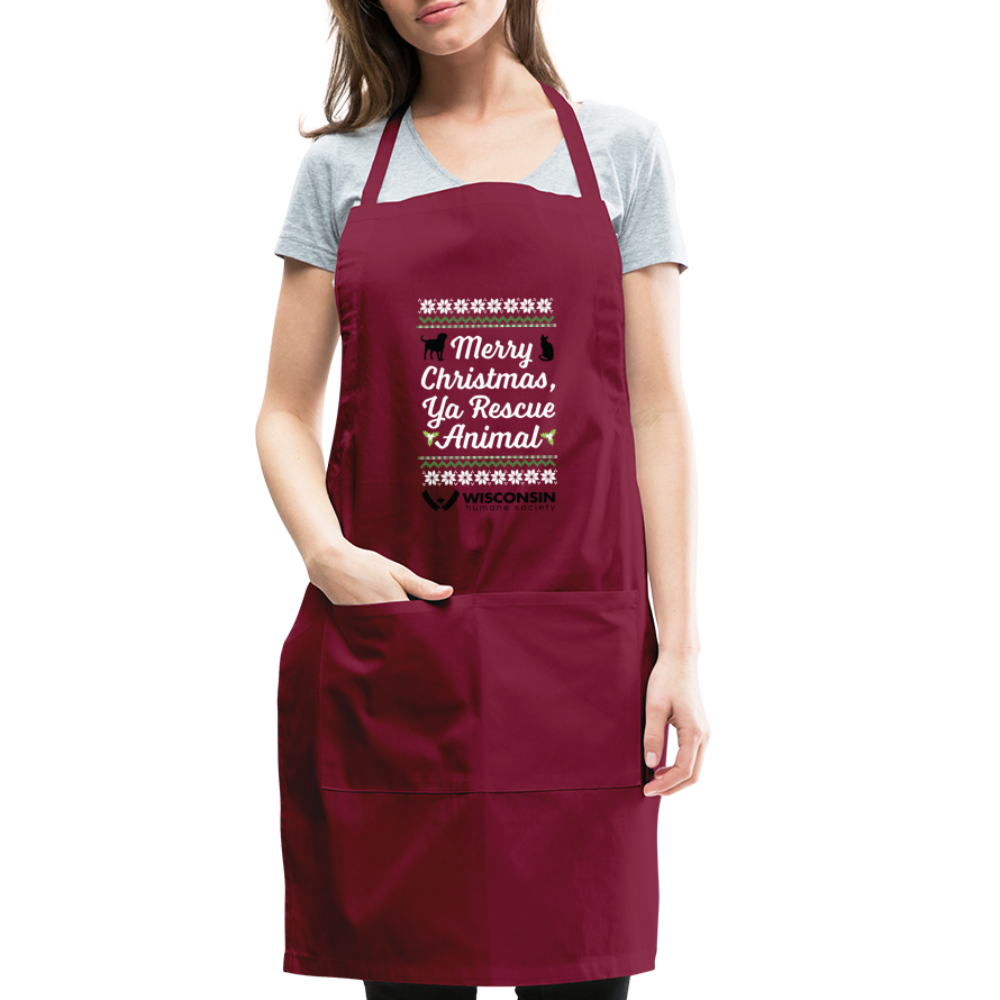 
                  
                    Ya Rescue Animal Adjustable Apron - burgundy
                  
                