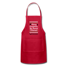 Load image into Gallery viewer, Ya Rescue Animal Adjustable Apron - red
