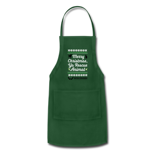 Ya Rescue Animal Adjustable Apron - forest green