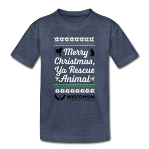 Ya Rescue Animal Kids' Premium T-Shirt - heather blue