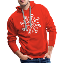Load image into Gallery viewer, Paw Snowflake Classic Premium Hoodie - red