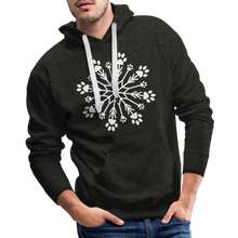 Load image into Gallery viewer, Paw Snowflake Classic Premium Hoodie - charcoal grey