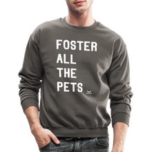 Load image into Gallery viewer, Foster All the Pets Crewneck Sweatshirt - asphalt gray
