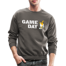 Load image into Gallery viewer, Game Day Cat Classic Crewneck Sweatshirt - asphalt gray