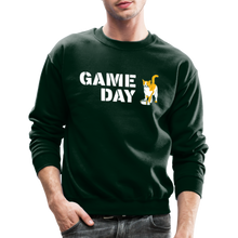 Load image into Gallery viewer, Game Day Cat Classic Crewneck Sweatshirt - forest green
