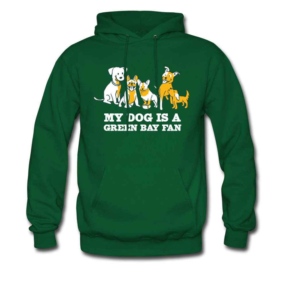 Dog is a GB Fan Classic Hoodie - forest green