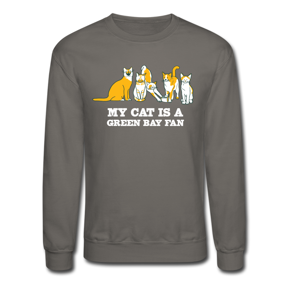 
                  
                    Cat is a GB Fan Classic Crewneck Sweatshirt - asphalt gray
                  
                