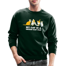 Load image into Gallery viewer, Cat is a GB Fan Classic Crewneck Sweatshirt - forest green