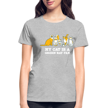 Load image into Gallery viewer, Cat is a GB Fan Contoured Ultra T-Shirt - heather gray