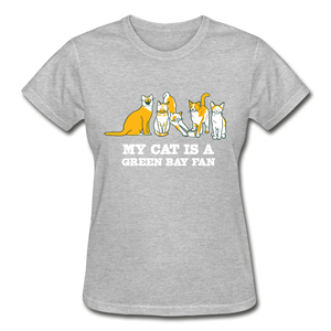 Cat is a GB Fan Contoured Ultra T-Shirt - heather gray