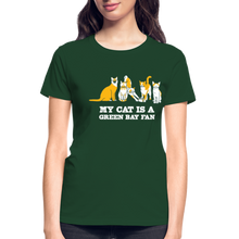 Load image into Gallery viewer, Cat is a GB Fan Contoured Ultra T-Shirt - forest green