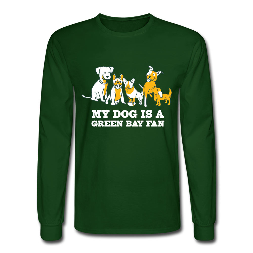 Dog is a GB Fan Classic Long Sleeve T-Shirt - forest green