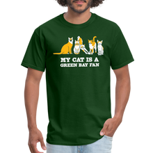 Load image into Gallery viewer, Cat is a GB Fan Classic T-Shirt - forest green