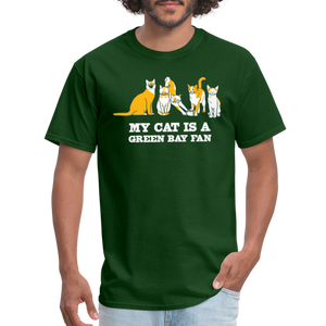 Cat is a GB Fan Classic T-Shirt - forest green