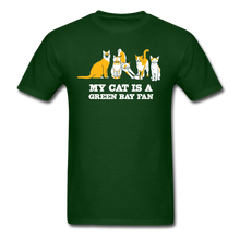 Load image into Gallery viewer, Cat is a GB Fan Classic T-Shirt - forest green
