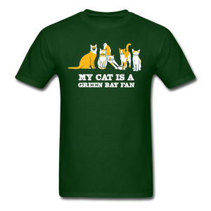Cat is a GB Fan Classic T-Shirt - forest green