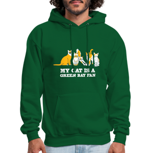Cat is a GB Fan Classic Hoodie - forest green