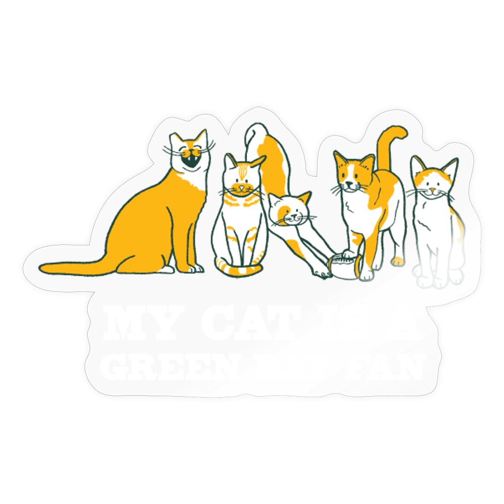 
                  
                    Cat is a GB Fan Sticker - transparent glossy
                  
                