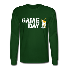 Load image into Gallery viewer, Game Day Cat Classic Long Sleeve T-Shirt - forest green