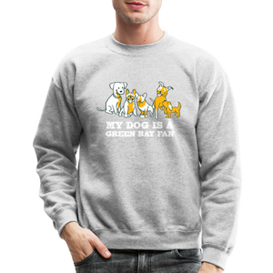 Dog is a GB Fan Crewneck Sweatshirt - heather gray