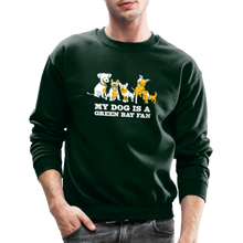 Load image into Gallery viewer, Dog is a GB Fan Crewneck Sweatshirt - forest green