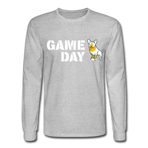 Game Day Dog Classic Long Sleeve T-Shirt - heather gray