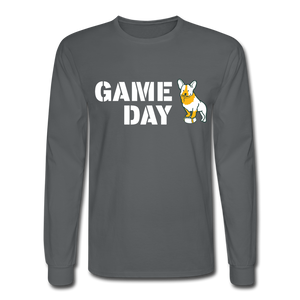 Game Day Dog Classic Long Sleeve T-Shirt - charcoal