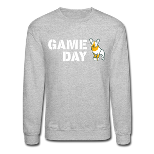 Game Day Dog Classic Crewneck Sweatshirt - heather gray