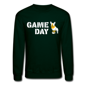 Game Day Dog Classic Crewneck Sweatshirt - forest green