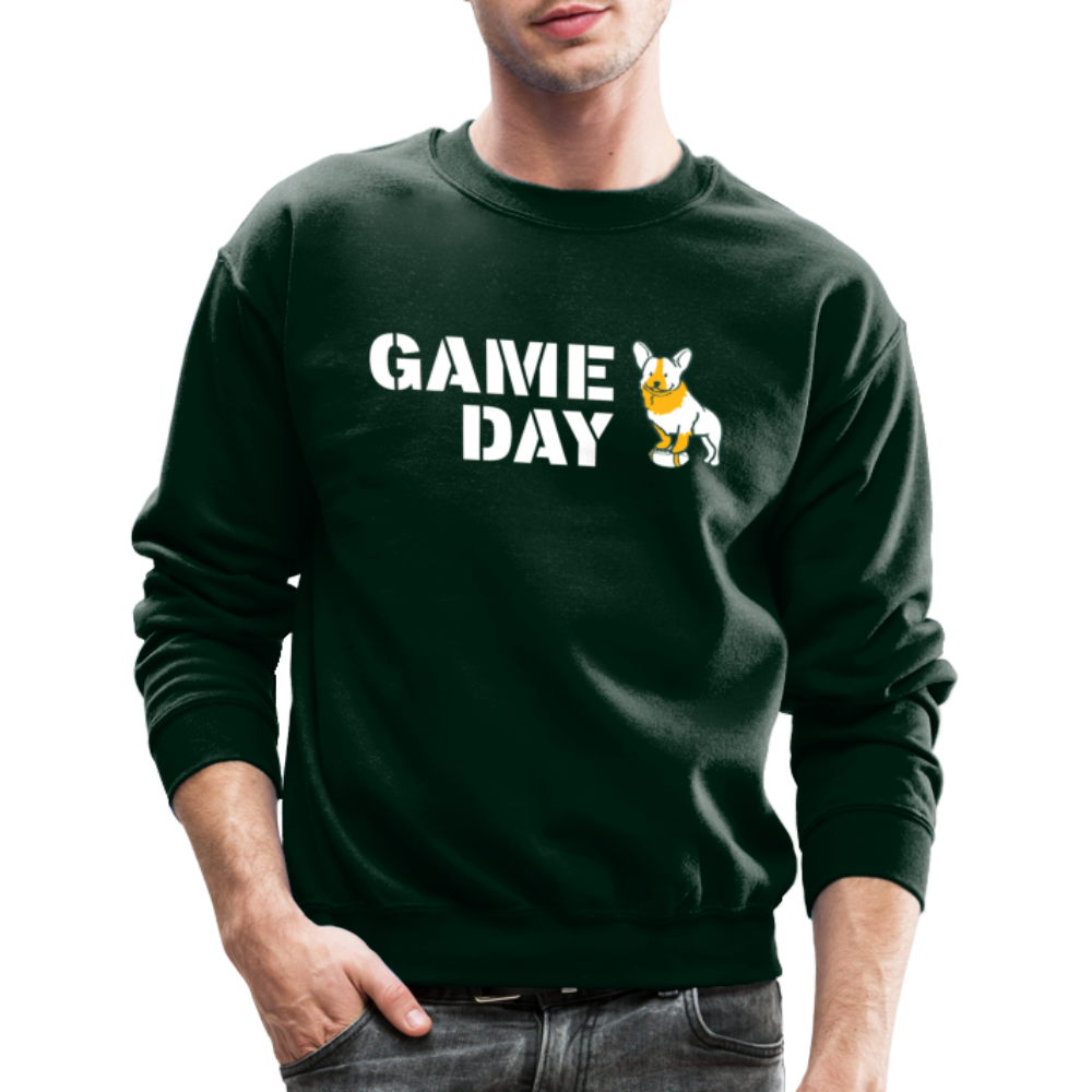 Game Day Dog Classic Crewneck Sweatshirt - forest green