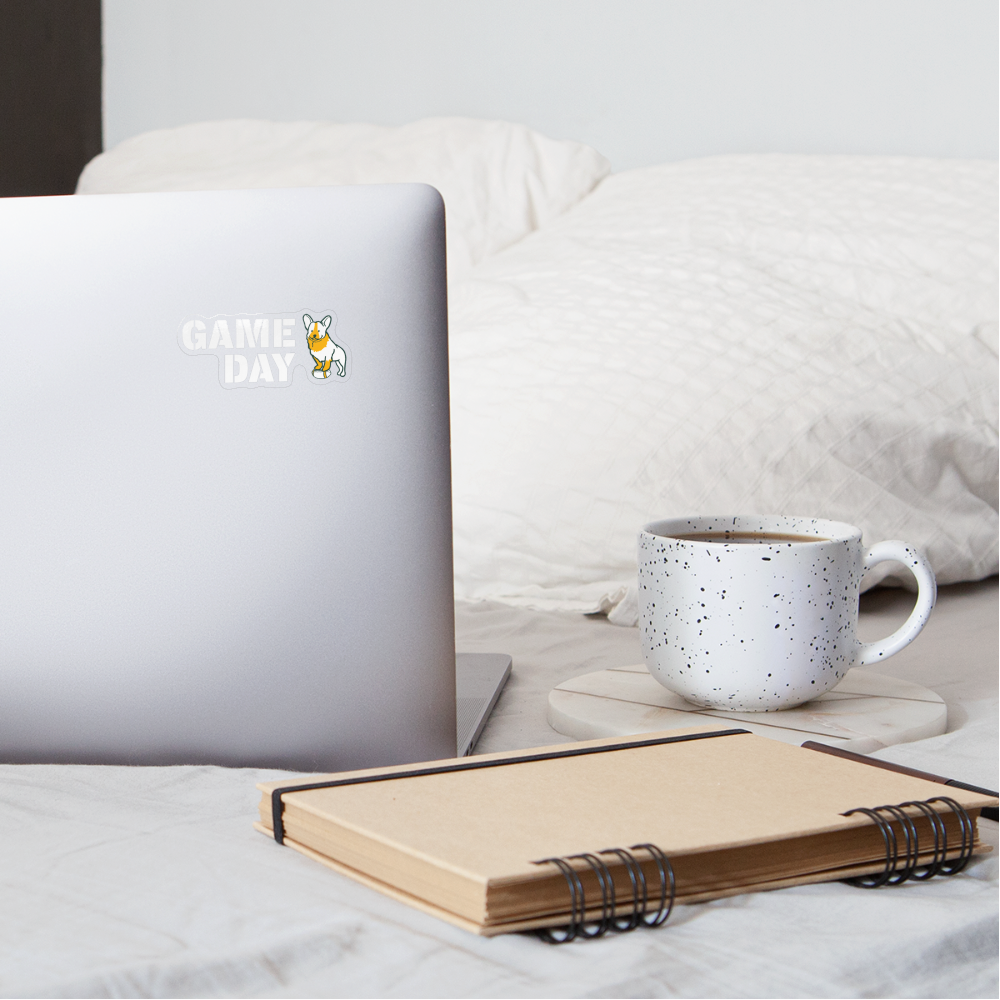 
                  
                    Game Day Dog Sticker - transparent glossy
                  
                