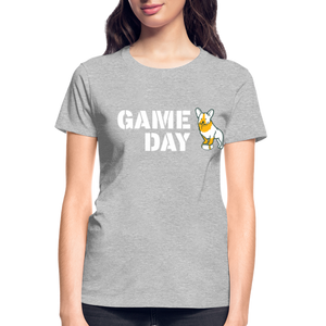Game Day Dog Contoured Ultra T-Shirt - heather gray
