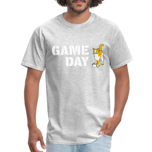 Game Day Cat Classic T-Shirt - heather gray