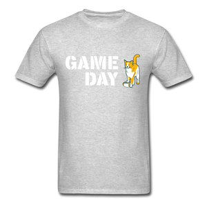 Game Day Cat Classic T-Shirt - heather gray