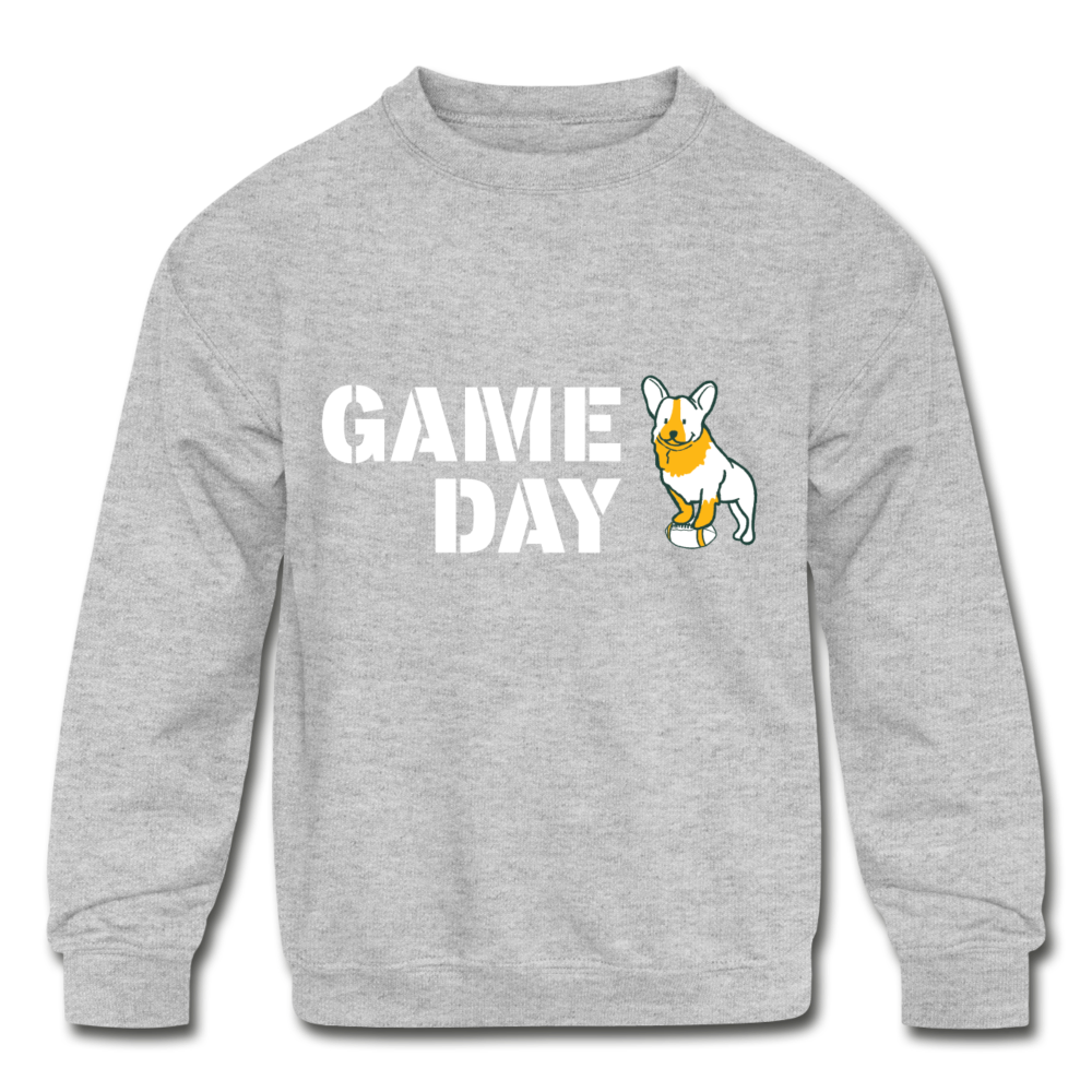
                  
                    Game Day Dog Kids' Crewneck Sweatshirt - heather gray
                  
                
