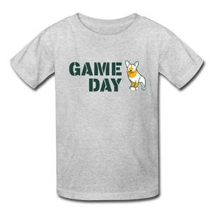 Game Day Dog Kids' T-Shirt - heather gray