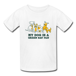 Dog is a GB Fan Kids' T-Shirt - white