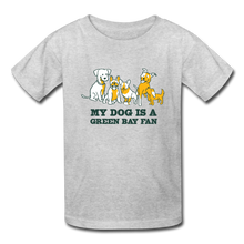 Load image into Gallery viewer, Dog is a GB Fan Kids&#39; T-Shirt - heather gray