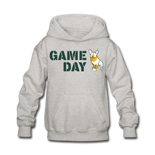 Load image into Gallery viewer, Game Day Dog Kids&#39; Hoodie - heather gray