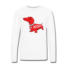 Load image into Gallery viewer, &quot;Big Red Dog&quot; Classic Premium Long Sleeve T-Shirt - white