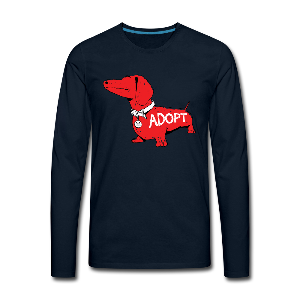 
                  
                    "Big Red Dog" Classic Premium Long Sleeve T-Shirt - deep navy
                  
                