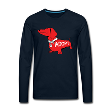 Load image into Gallery viewer, &quot;Big Red Dog&quot; Classic Premium Long Sleeve T-Shirt - deep navy