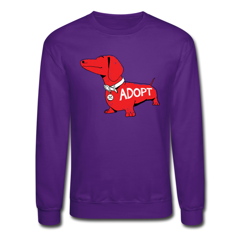 
                  
                    "Big Red Dog" Crewneck Sweatshirt - purple
                  
                