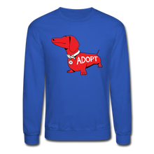 Load image into Gallery viewer, &quot;Big Red Dog&quot; Crewneck Sweatshirt - royal blue