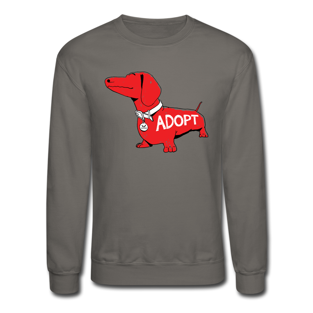 
                  
                    "Big Red Dog" Crewneck Sweatshirt - asphalt gray
                  
                