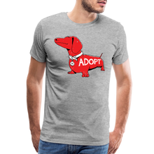 Load image into Gallery viewer, &quot;Big Red Dog&quot; Classic Premium T-Shirt - heather gray