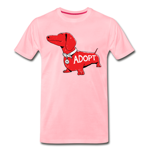 "Big Red Dog" Classic Premium T-Shirt - pink