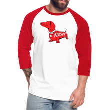 Load image into Gallery viewer, &quot;Big Red Dog&quot; Baseball T-Shirt - white/red
