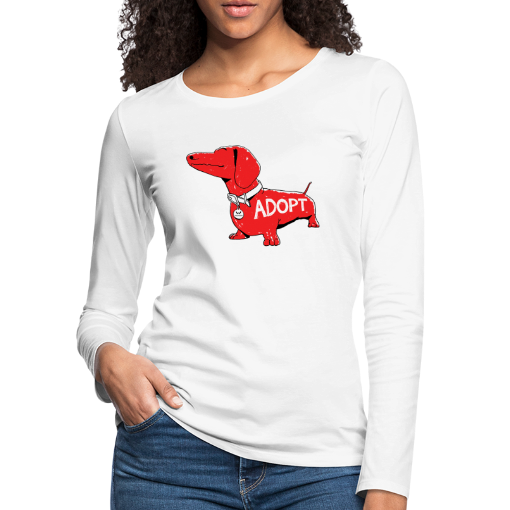 
                  
                    "Big Red Dog" Contoured Premium Long Sleeve T-Shirt - white
                  
                