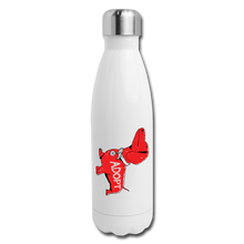 Load image into Gallery viewer, &quot;Big Red Dog&quot; Stainless Steel Water Bottle - white